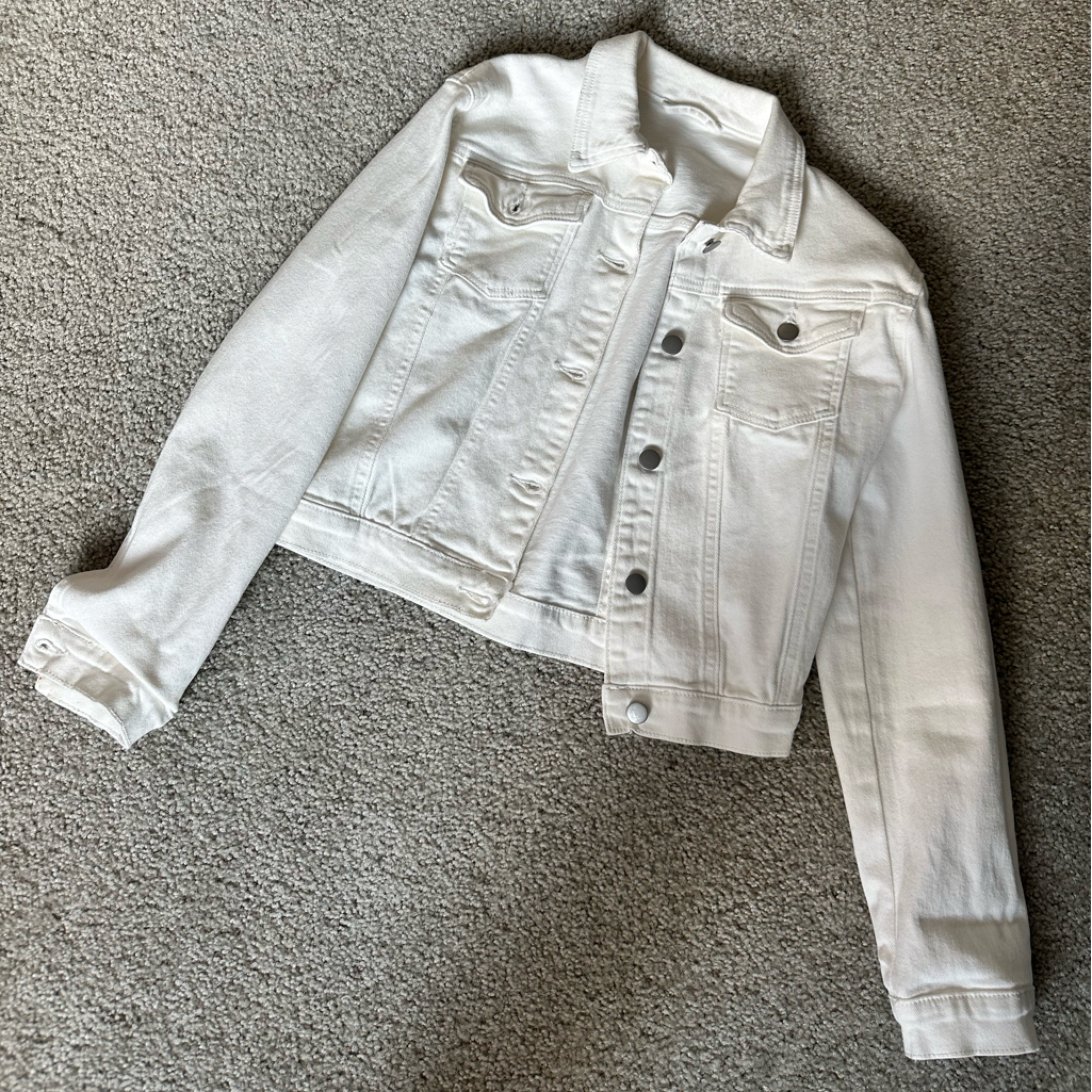 White Small Denim Jacket